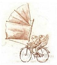 Cartoon Grafik Titel: Fischlandfahrt -  zum vergr��ern auf die Grafik klicken