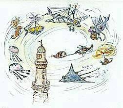 Cartoon Grafik Titel: Hanse-Fly  -  zum vergr��ern auf die Grafik klicken