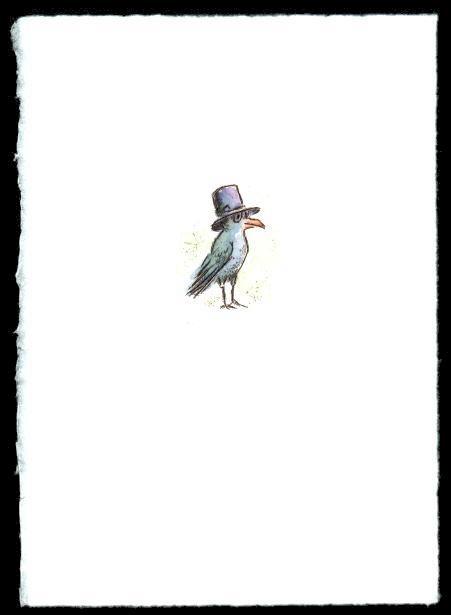 Druckgrafik   Kaltnadelradierung   Vogelhochzeit  Titel : Br&auml;tigam  -  zur&uuml;ck zur &Uuml;bersicht hier klicken