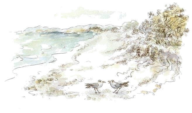 Radierung   Landschaft    Titel : Kl&ouml;nsnack -  ein klick f&uuml;hrt zur&uuml;ck zur &Uuml;bersicht