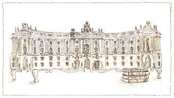 Berlin-Cartoon  Druckgrafik Vernis mou  Berliner Kommode  -  zum vergr��ern hier klicken