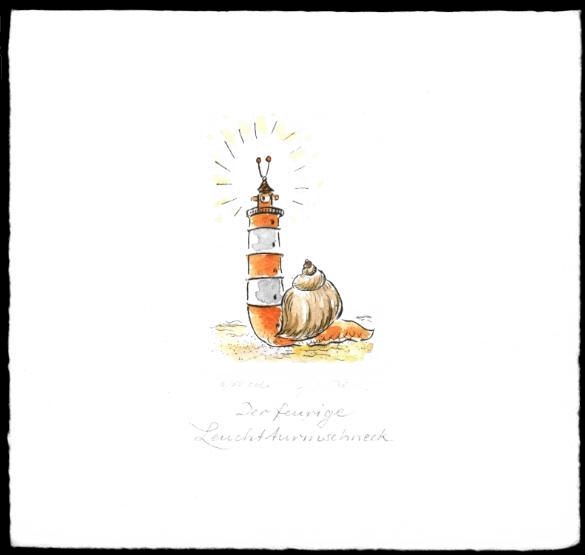 Feuriger Leuchtturmschneck -  zur&uuml;ck zur &Uuml;bersicht hier klicken