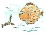 Cartoon Grafik Titel: Liebeserkl&auml;rung  -  zum vergr&ouml;&szlig;ern auf die Grafik klicken