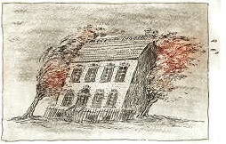 Cartoon    Druckgrafik   �tzradierung  Mischtechnik  Titel : Der Sturm  -  hier zum vergr��ern klicken