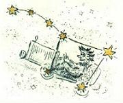 Cartoon Grafik Titel: Der Gro�e Wagen -  zum vergr��ern auf die Grafik klicken