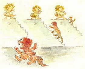 Cartoon Grafik Titel: Der Widerspenstigen Z&auml;hmung  -  zum vergr&ouml;&szlig;ern auf die Grafik klicken