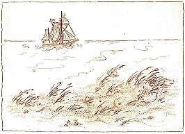 Cartoon Grafik Titel: Windsbraut  -  zum vergr��ern auf die Grafik klicken